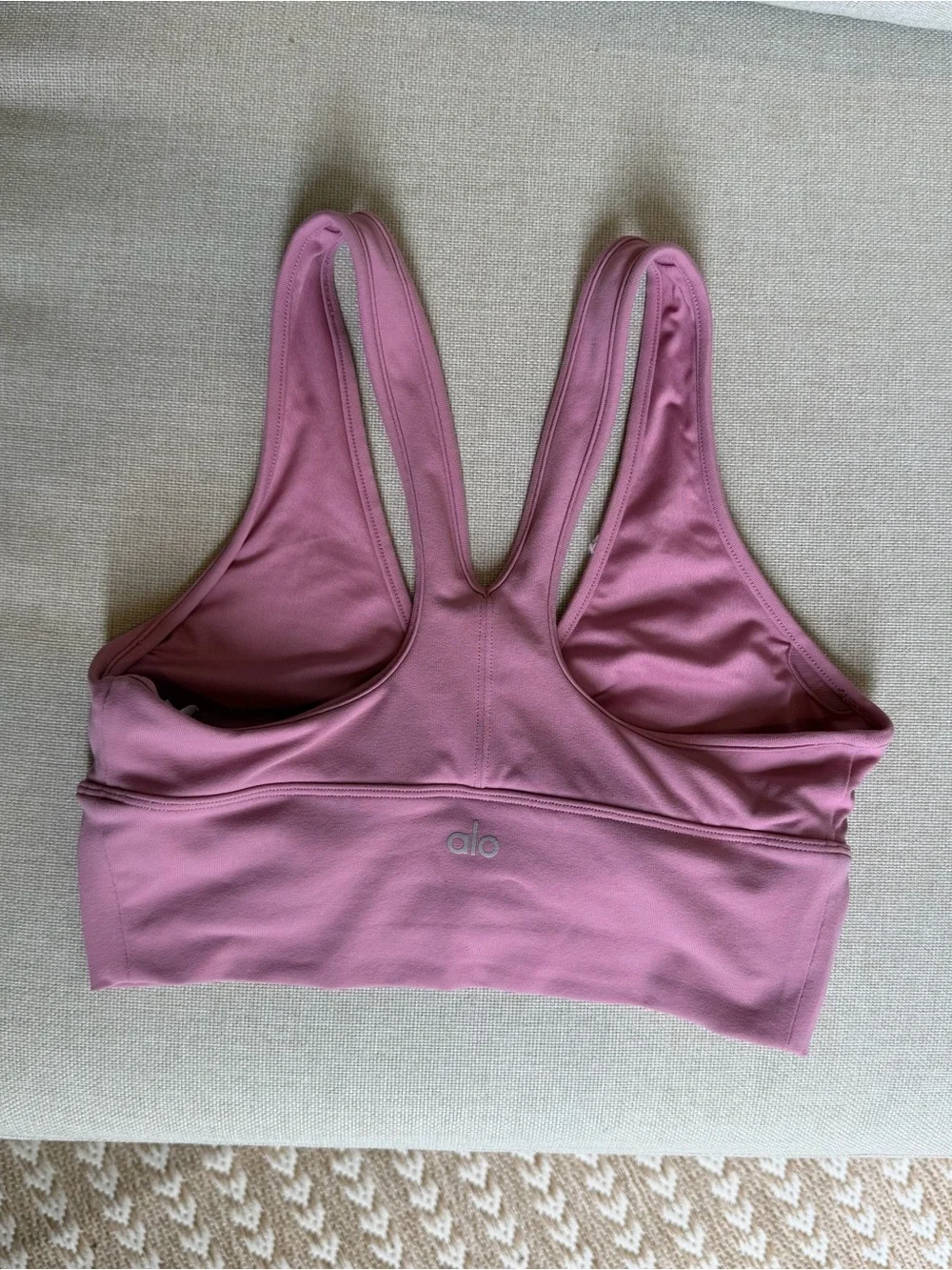 Alo Wild Thing Bra - Pink Wild Rose